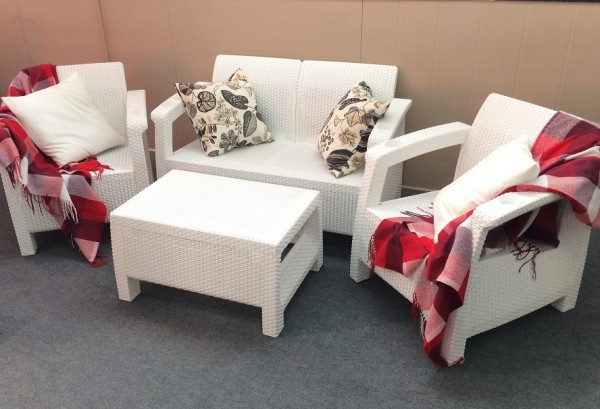 Комплект Yalta Terrace Set белый купить в Сургуте