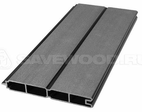 Заборный профиль из ДПК Savewood SW Agger матовый чёрный купить в Сургуте