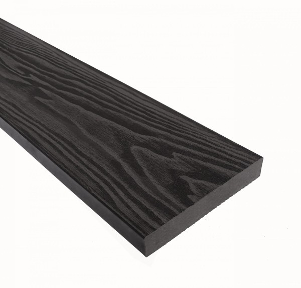 Террасная доска из ДПК Terrapol Смарт 3D Полнотелая без паза Черное дерево купить в Сургуте
