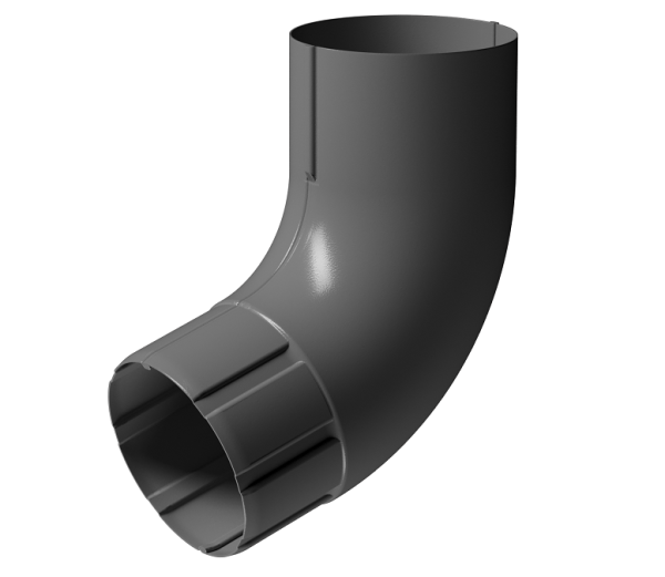 Колено 72° D90 Döcke STAL PREMIUM Графит, (RAL 7024) купить в Сургуте