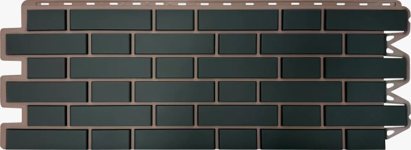 Фасадная панель Альта-Профиль, Кирпич Клинкерный, Графит купить в Сургуте