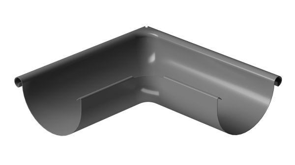 Угол внешний 90° D125 Döcke STAL PREMIUM Графит, (RAL 7024) купить в Сургуте