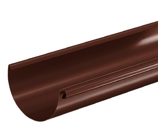 Водосток Aquasistem, система 150/100 - Водосточный желоб 3.00м RAL 8017 Коричневый купить в Сургуте