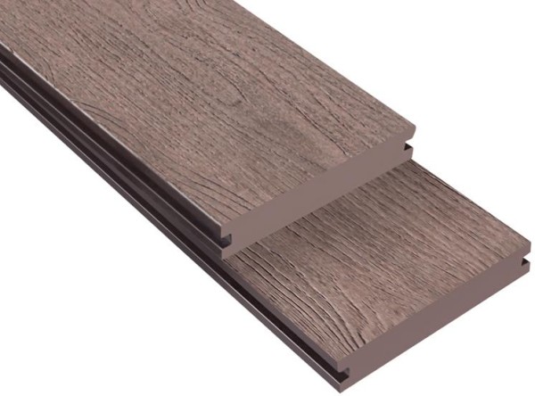 Террасная доска ДПК Outdoor 3D полнотелая NEVADA/CALIFORNIA BROWN коричневая микс купить в Сургуте