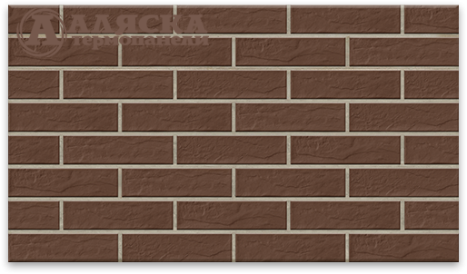 Фасадные Термопанели Аляска Braun Rustic купить в Сургуте