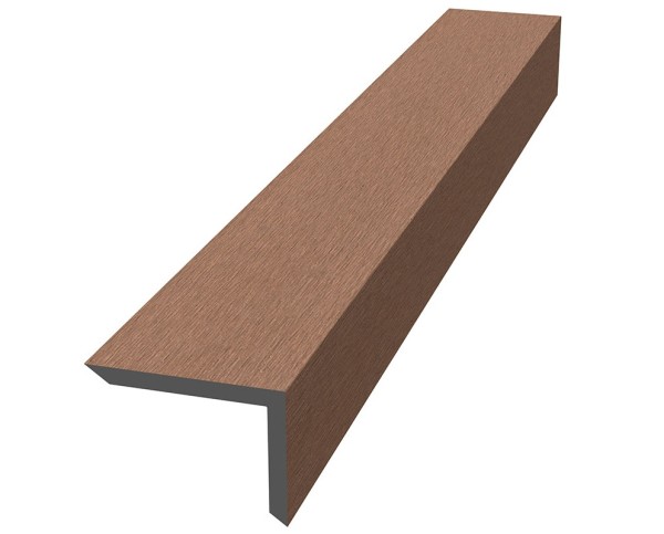 Уголок ДПК для террасной доски NauticPrime, 60x40x2900мм Кедр купить в Сургуте