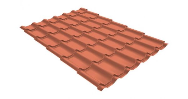 Металлочерепица классик GL 0,5 Quarzit Cuprum Steel купить в Сургуте