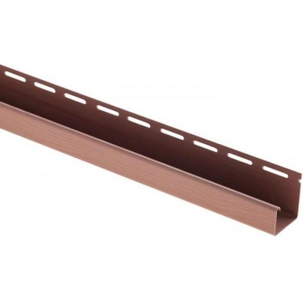 J-профиль Люкс Крашенный, T-15, ВН, Красно-коричневый купить в Сургуте