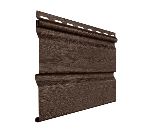 Виниловый сайдинг fineber (файнбер) - серия "стандарт", коричневый купить в Сургуте