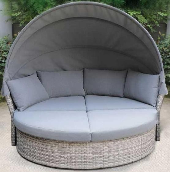 Диван-Трансформер AFINA плетеный из иск. ротанга AFM-325G Grey купить в Сургуте
