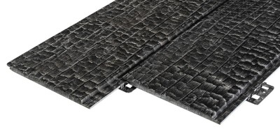 Фиброцементные панели FCSPRO Decor Wood Click Угольное