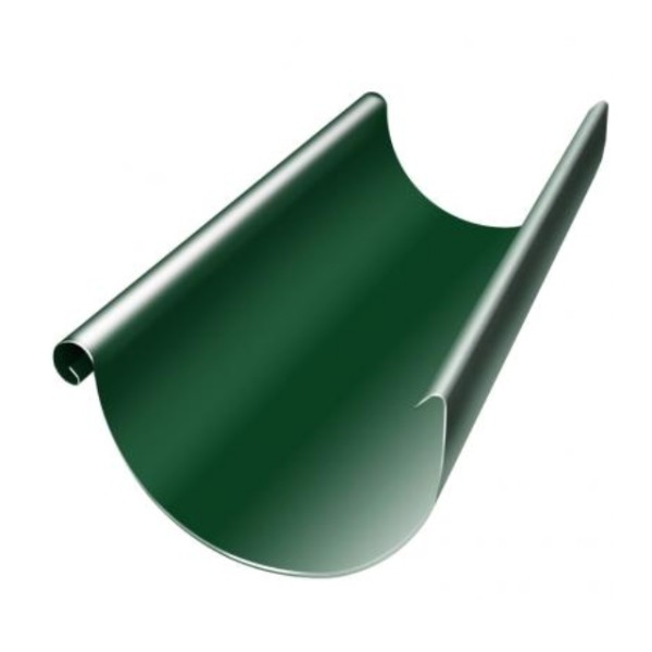 Водосток Grand Line 125x90 – Желоб 3м RAL 6005 купить в Сургуте
