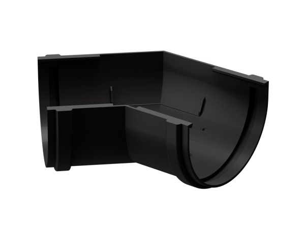 Угол желоба универсал 135˚ Docke Premium ПВХ - Карбон купить в Сургуте