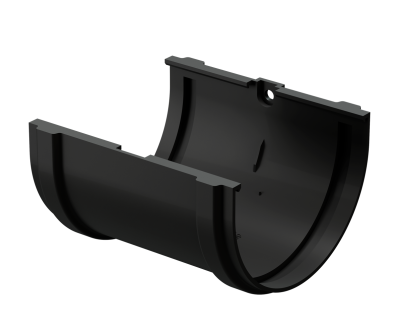 Соединитель желоба Docke Premium ПВХ - Карбон