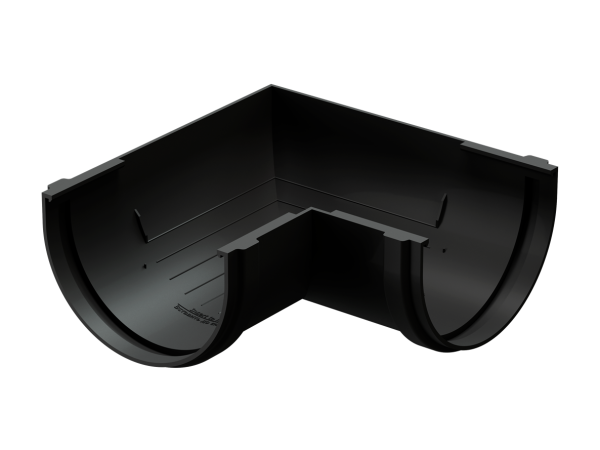 Угол желоба универсал 90˚ Docke Premium ПВХ - Карбон купить в Сургуте