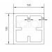 Столб SEQUOIA Evolution 3D WOOD GRAY купить в Сургуте