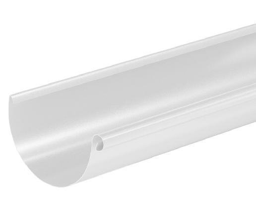 Водосток Aquasistem, система 125x90 - Водосточный желоб 3.00м RAL 9003 Белый купить в Сургуте