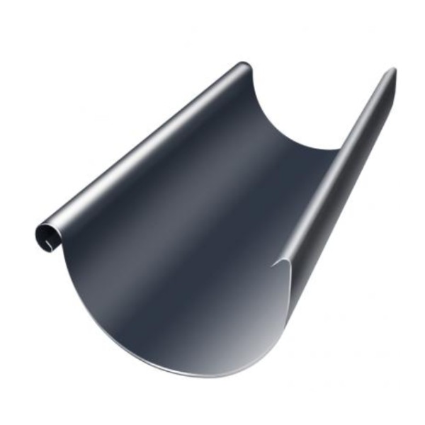 Водосток Grand Line 150x100 – Полукруглый желоб 3 метра RAL 7024 купить в Сургуте