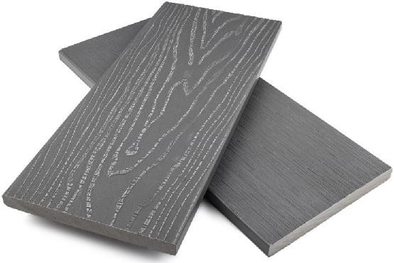 Заборная доска ДПК полнотелая NanoWood Серый купить в Сургуте