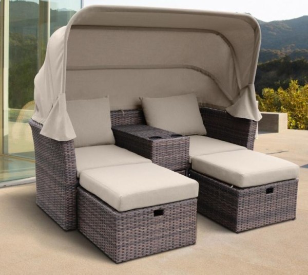 Комплект мебели AFINA плетеной из иск. ротанга AFM-330B Brown купить в Сургуте