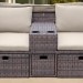 Комплект мебели AFINA плетеной из иск. ротанга AFM-330B Brown купить в Сургуте