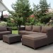 Комплект мебели AFINA плетеной из иск. ротанга YR821A Brown/Beige купить в Сургуте