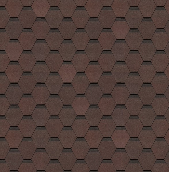 Гибкая черепица Docke, коллекция Шеффилд – Зрелый каштан купить в Сургуте