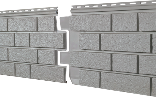 Фасадная панель Ю-пласт Стоун Хаус S-Lock Клинкер Нордик дым купить в Сургуте