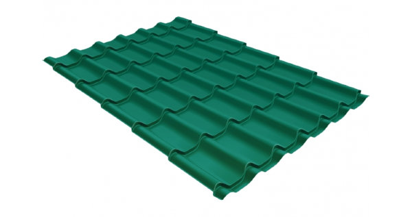 Металлочерепица классик 0,5 Satin RAL 5021 купить в Сургуте