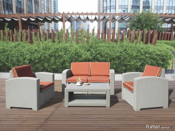 Уличные диваны и кресла коллекции Rattan Premium 4 купить в Сургуте