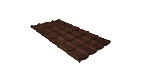 Металлочерепица камея 0,45 Safari Twincolor Brown купить в Сургуте