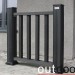 Ограждение из ДПК Outdoor Классик 3D STORM чёрный купить в Сургуте