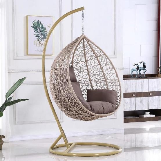 Кресло Подвесное из искусственного ротанга AFM-169A-LB Beige купить в Сургуте