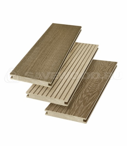 Террасная доска SW Fraxinus (R) полнотелая «SaveWood» Тик купить в Сургуте