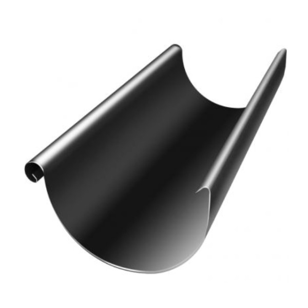 Водосток Grand Line 125x90 – Желоб 3м RAL 9005 купить в Сургуте