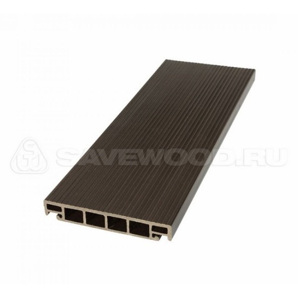 Террасная доска из ДПК SW-Salix «SaveWood» темно-коричневый купить в Сургуте