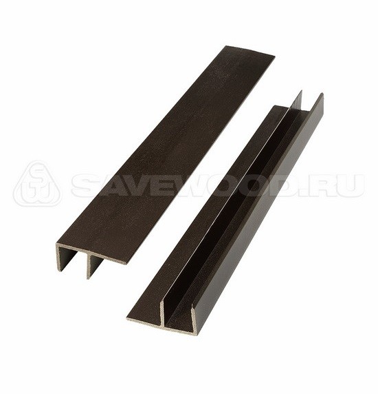F-профиль ДПК Savewood – Тёмно-коричневый купить в Сургуте