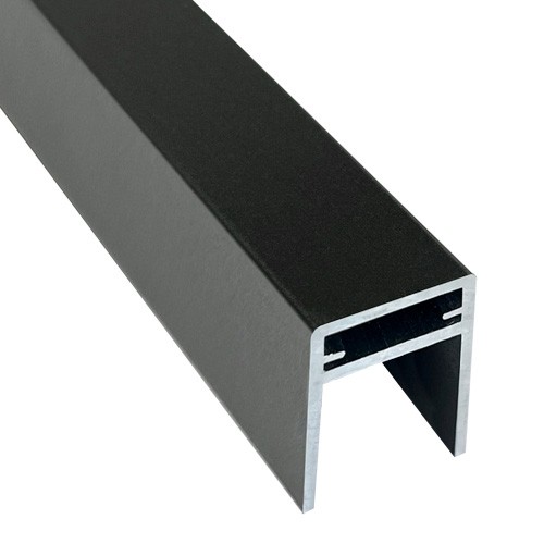 П-профиль Алюминиевый EasyDecking 35x25 Черное дерево купить в Сургуте