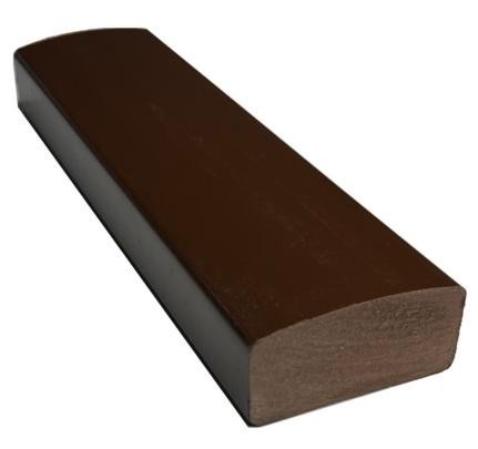 Лавочный брус Ecodecking Некст полнотелый глянцевый 70х35 шоколад купить в Сургуте