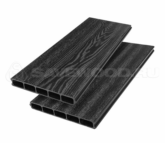 Грядочная доска ДПК 3D Savewood SW Rumex Чёрный купить в Сургуте
