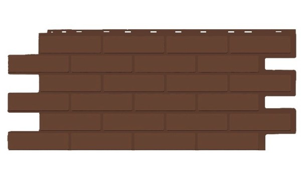 Фасадная панель T-Siding Кирпич Модерн Эко Браун купить в Сургуте