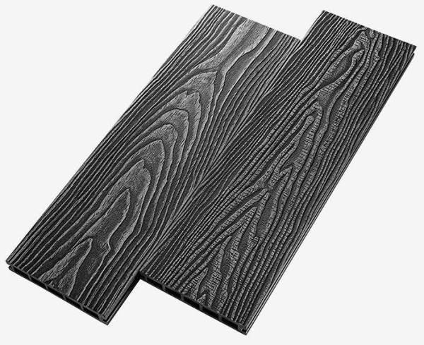 Террасная доска из ДПК RusDecking Unodeck Vintage - Графит купить в Сургуте