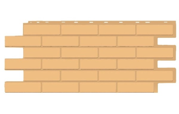 Фасадная панель T-Siding Кирпич Модерн Эко Крем купить в Сургуте
