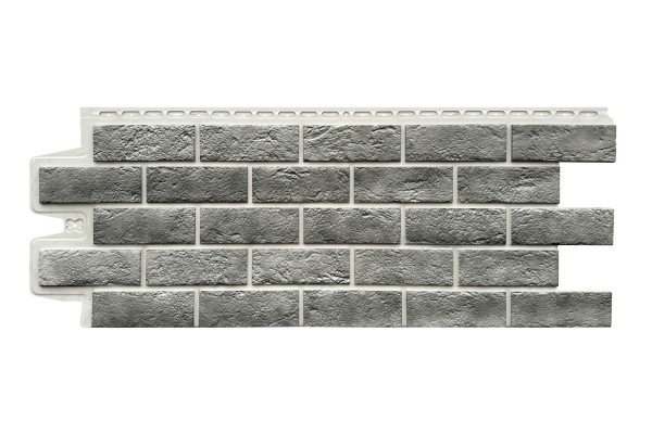 Фасадная панель Grand Line Состаренный кирпич Элит гранит, ШОВ белый купить в Сургуте Фасадная панель Grand Line Состаренный кирпич Элит гранит, ШОВ белый купить в Сургуте