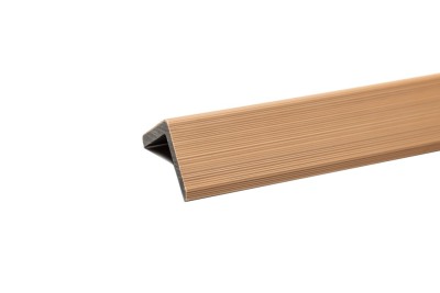 Уголок торцевой Ecodecking Скай коэкструзия 45х45х3000 Бук
