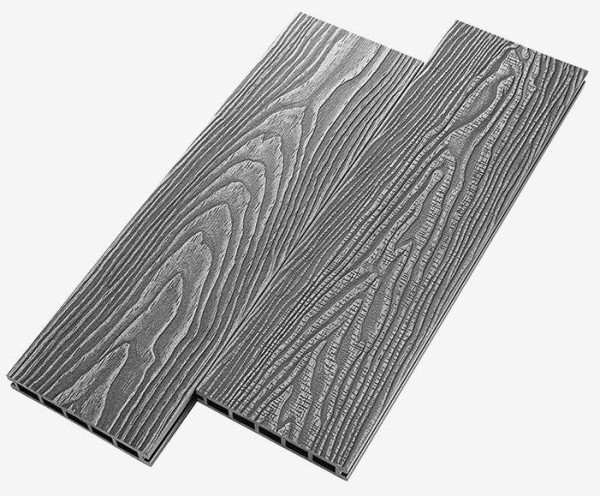 Террасная доска из ДПК RusDecking Unodeck Vintage - Серый купить в Сургуте