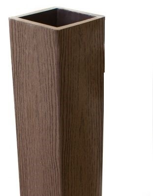 Столб опорный Woodvex Co-Extrusion Темно - Коричневый купить в Сургуте