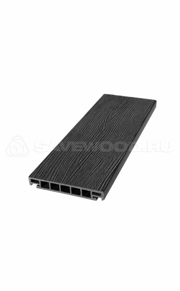 Террасная доска из ДПК SW Salix (S) (R) черный купить в Сургуте