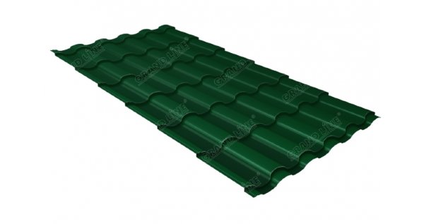 Металлочерепица кредо 0,45 Drap RAL 6005 зеленый мох купить в Сургуте